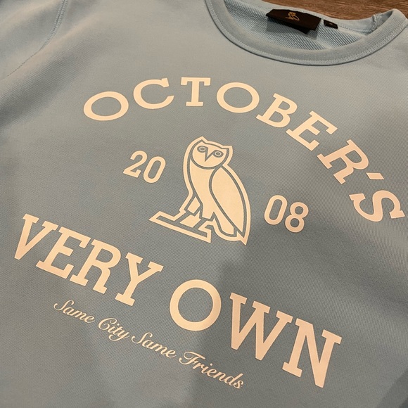 OVO crewneck collegiate rare baby blue - Picture 2 of 5
